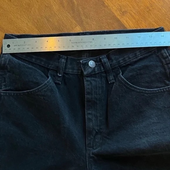 Bundle of Two Men's Black Jeans 100% Cotton 5 Pocket Zipper Fly - Picture 14 of 16